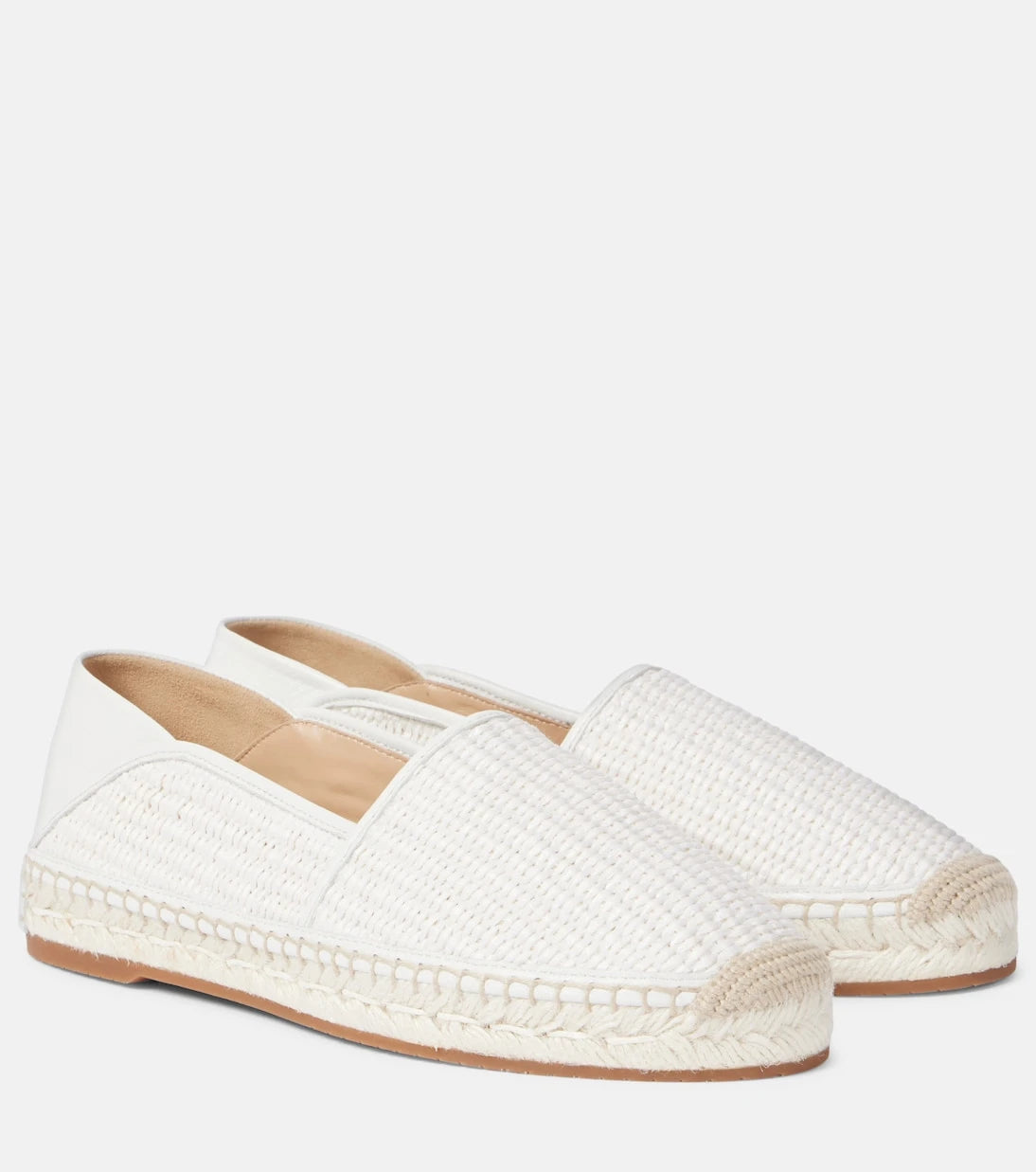 Manolo Blahnik - Espadra raffia espadrilles