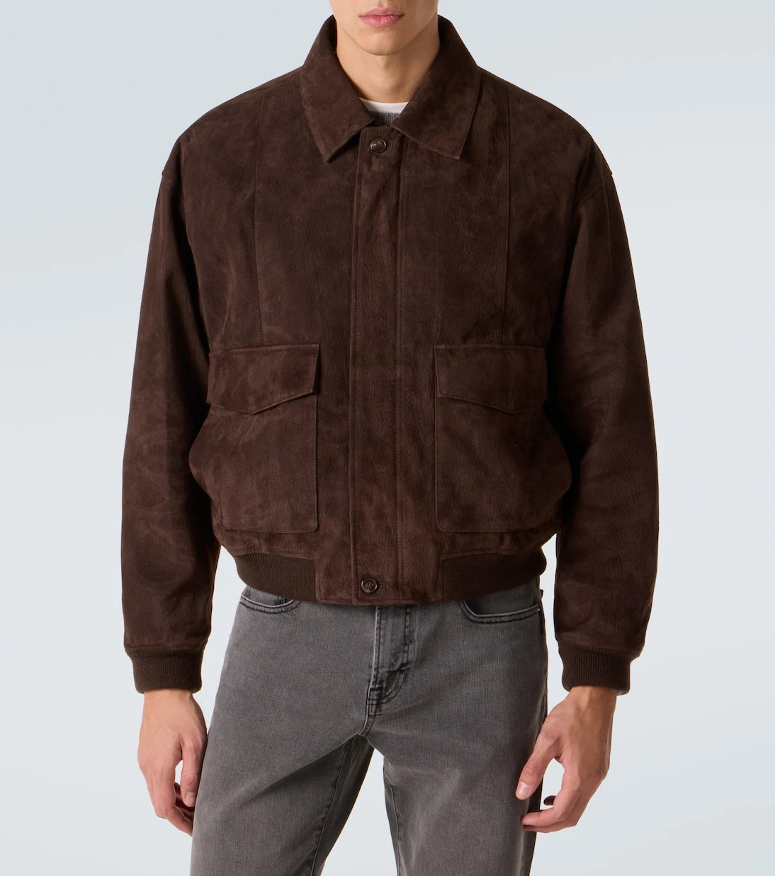 Frame - Retro suede blouson jacket
