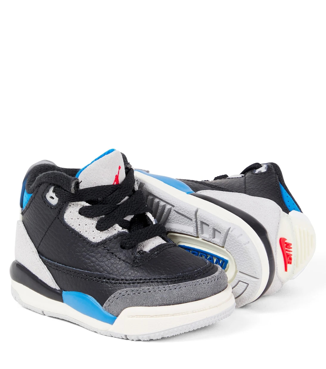 Nike Kids - Baby Jordan 3 Retro leather sneakers