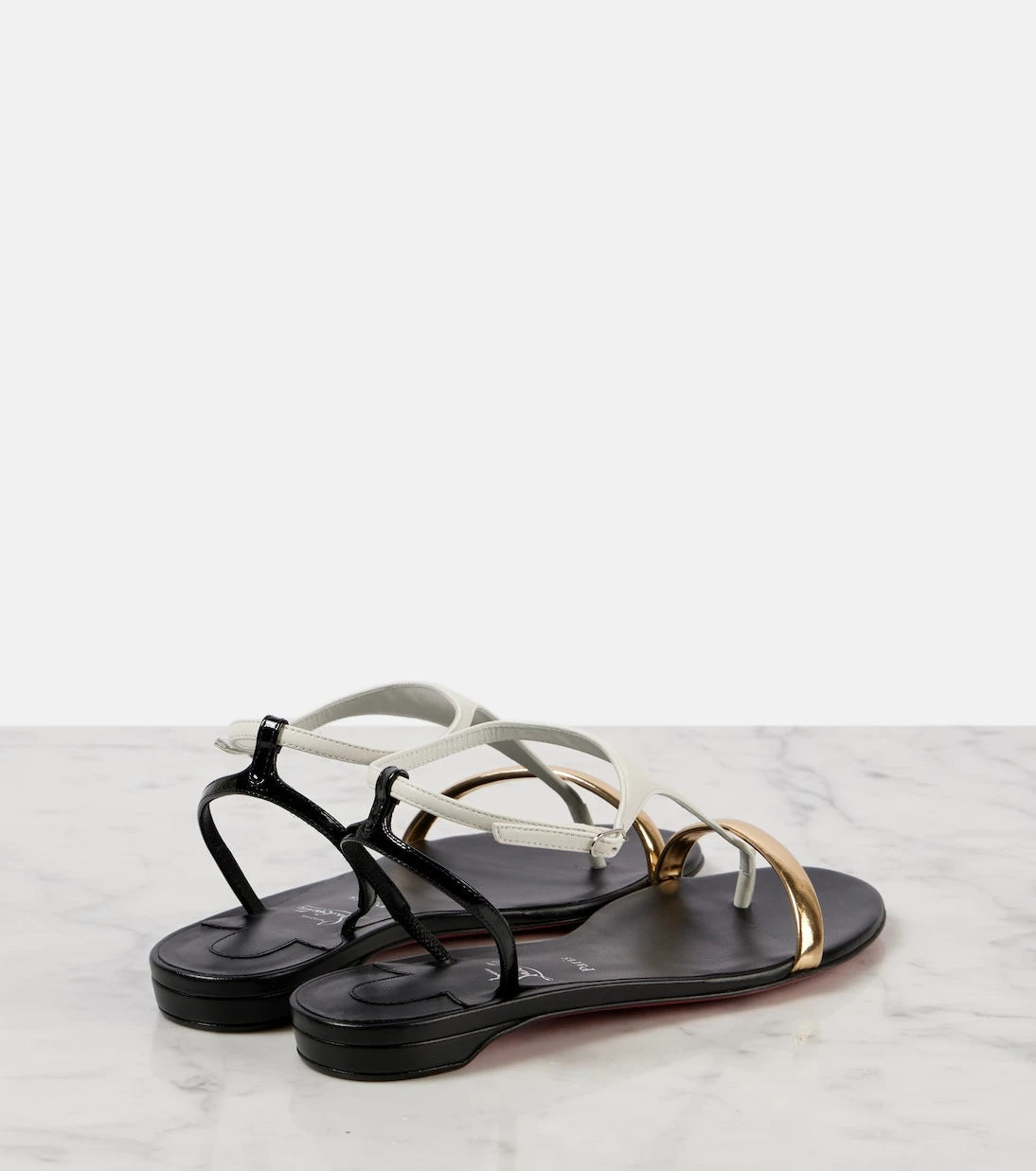 كريستيان لوبوتان - صندل أثينيتا الجلدي