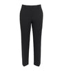 Theory Black Good Wool Cropped Treeca Trousers