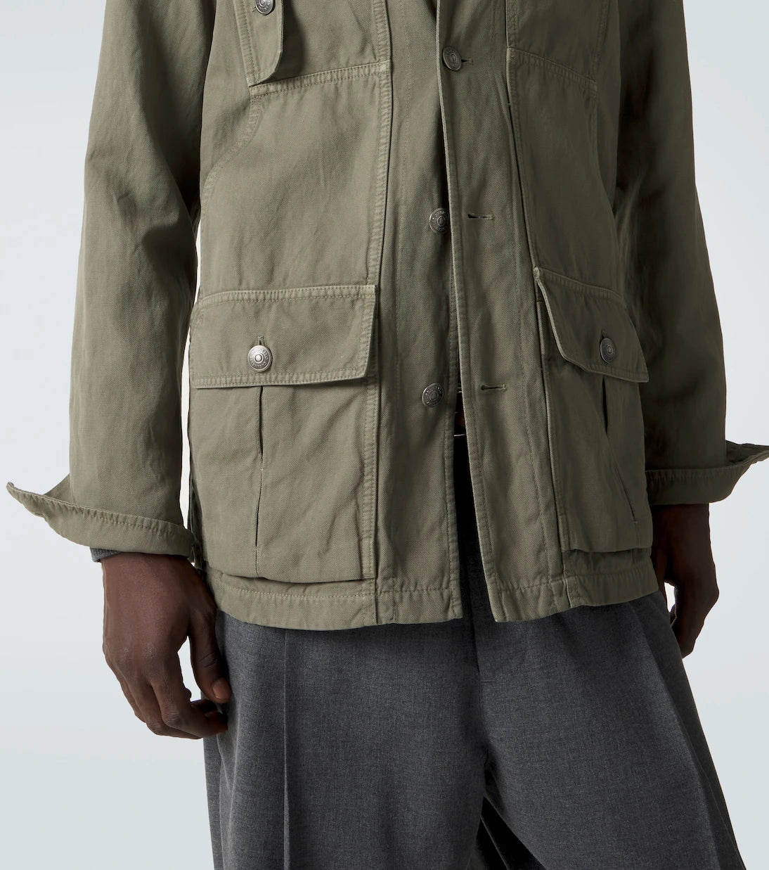 Brunello Cucinelli - Cotton and linen field jacket