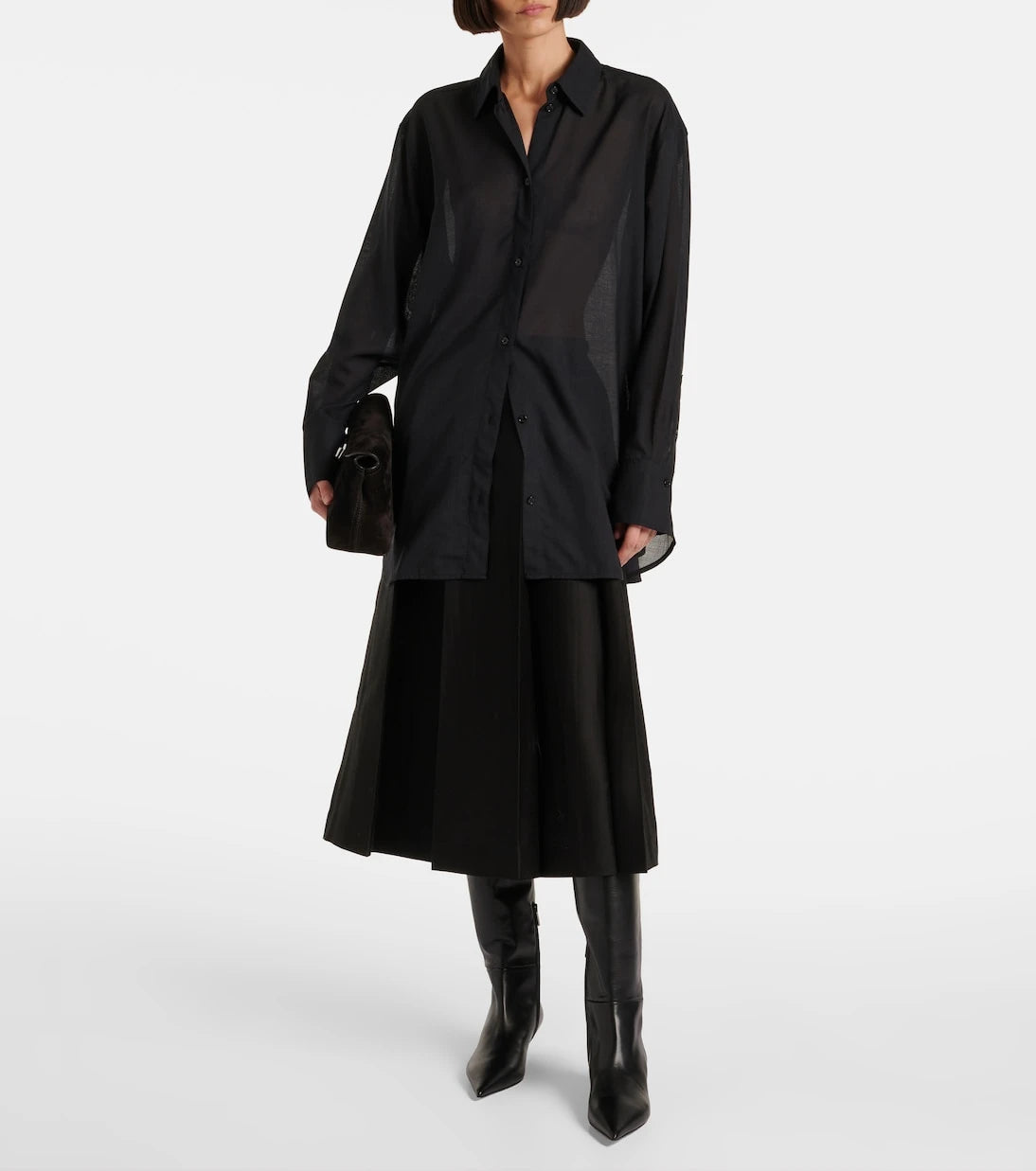 Toteme - Wool voile shirt