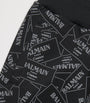 Balmain Kids Cotton Label Print Sweatpants (4-14 Years)