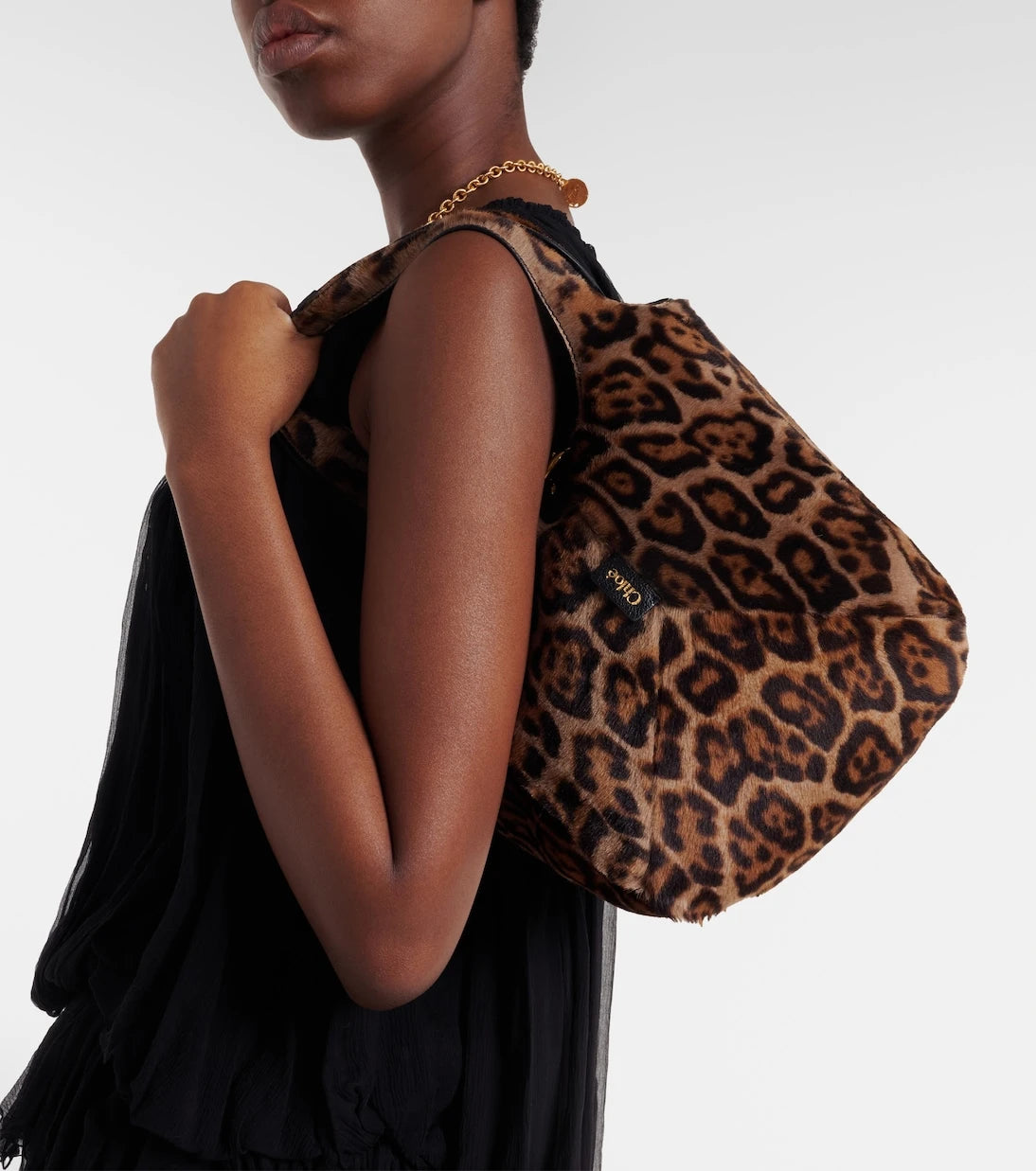 Chloé - Chloé Balloon Small calf hair shoulder bag