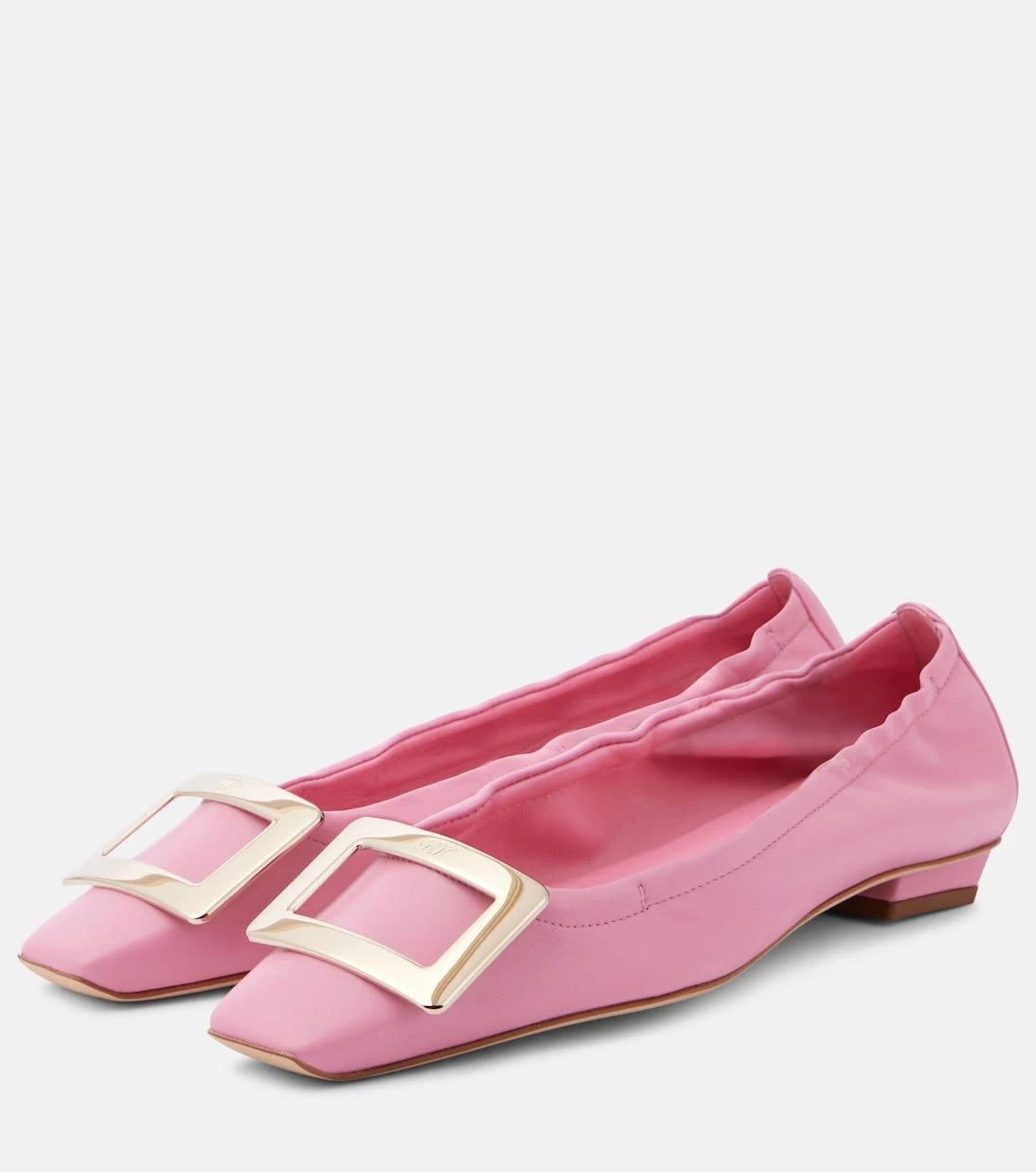 Roger Vivier - Belle Vivier leather ballet flats
