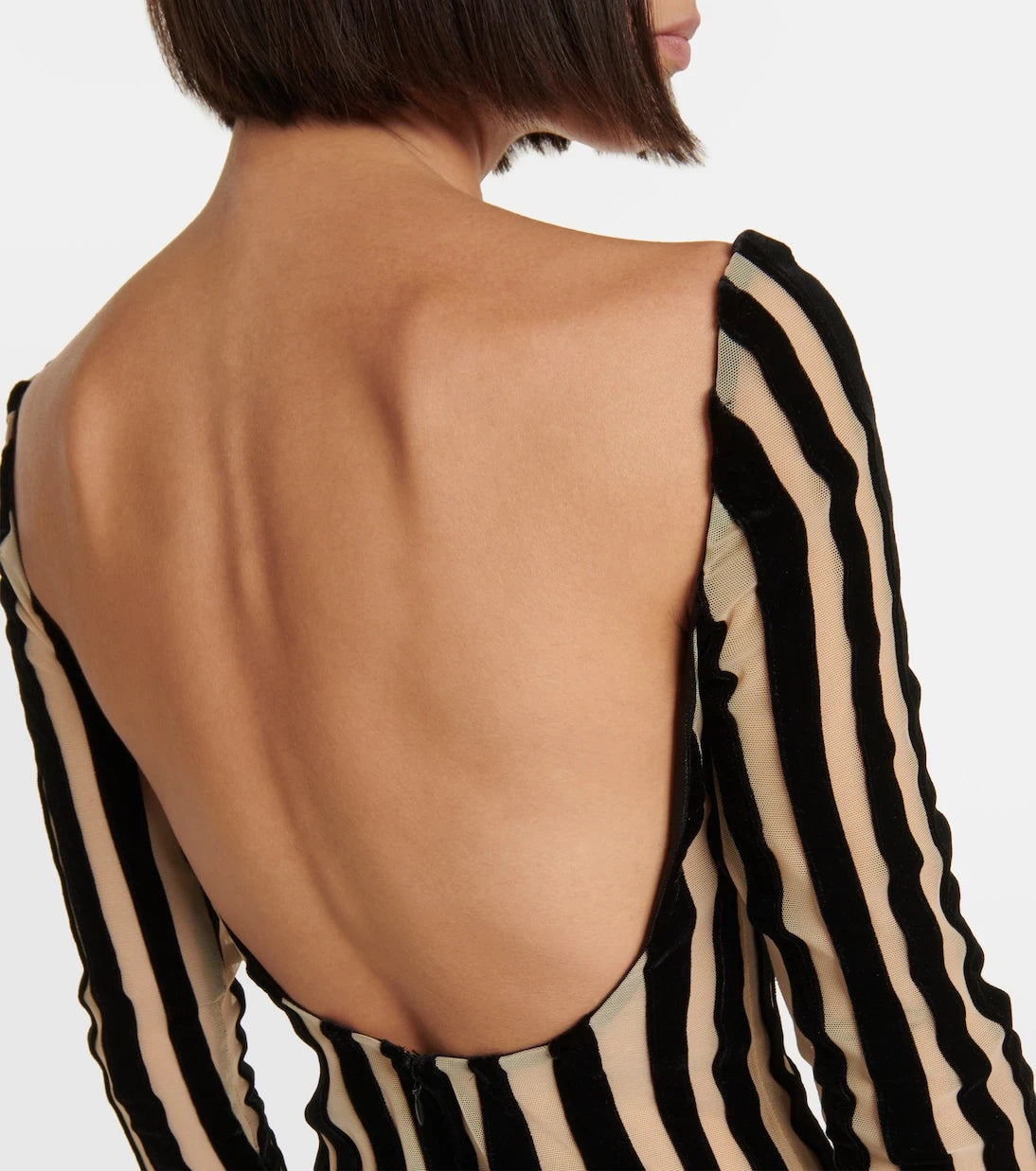 LaQuan Smith - Striped gown