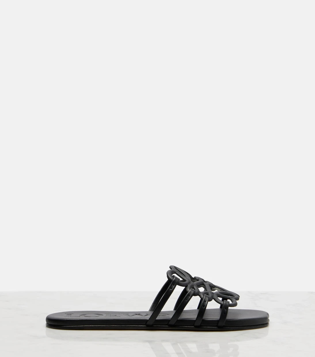 Loewe - Anagram leather slides