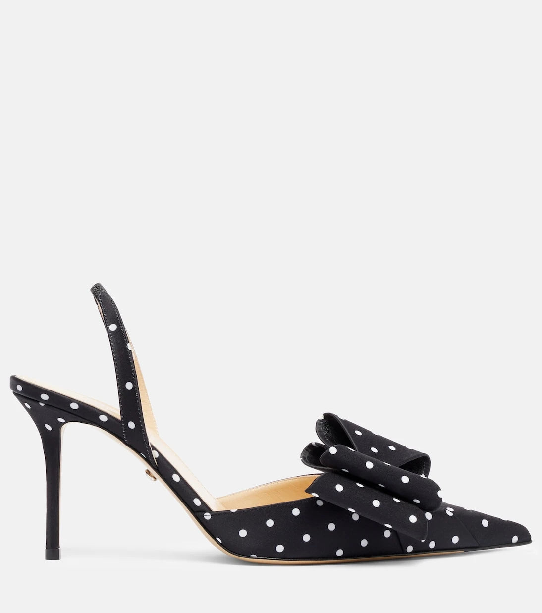 Mach & Mach - Le Cadeau 85 polka-dot satin pumps
