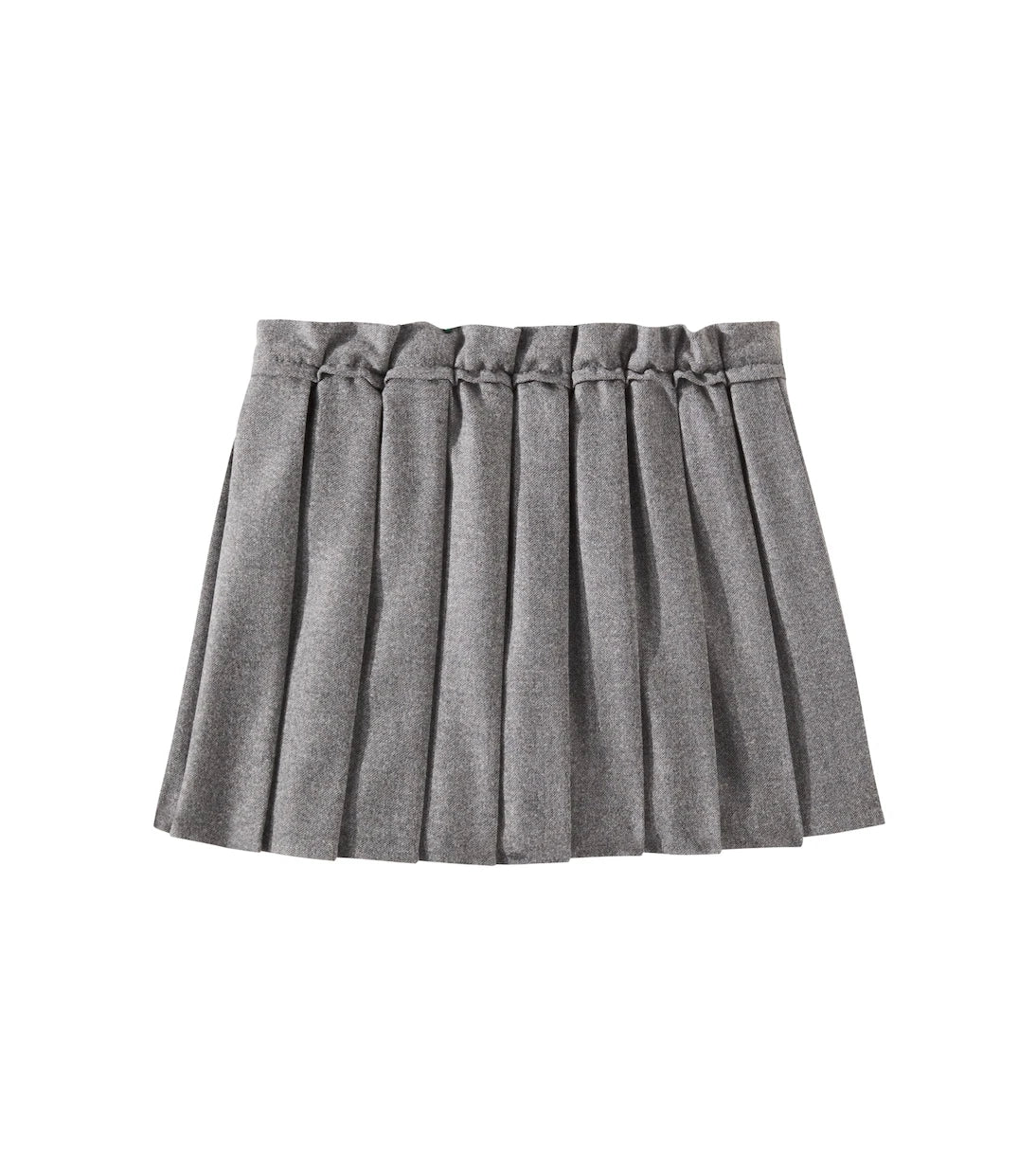 Brunello Cucinelli Kids - Pleated wool-blend skirt