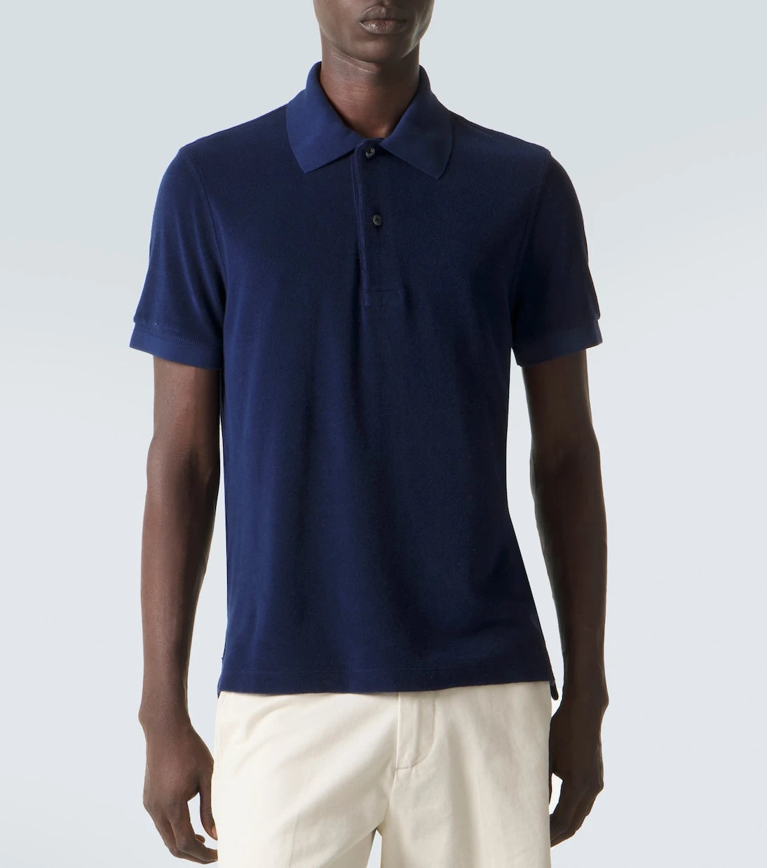 Tom Ford - Cotton-blend terry polo shirt