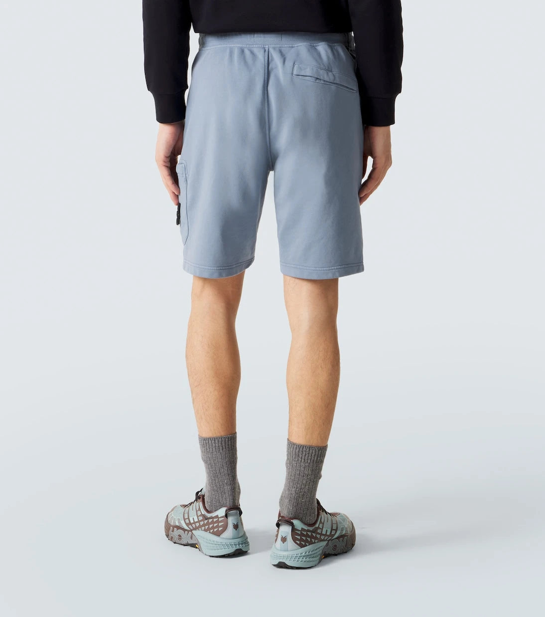 Stone Island - Compass cotton shorts