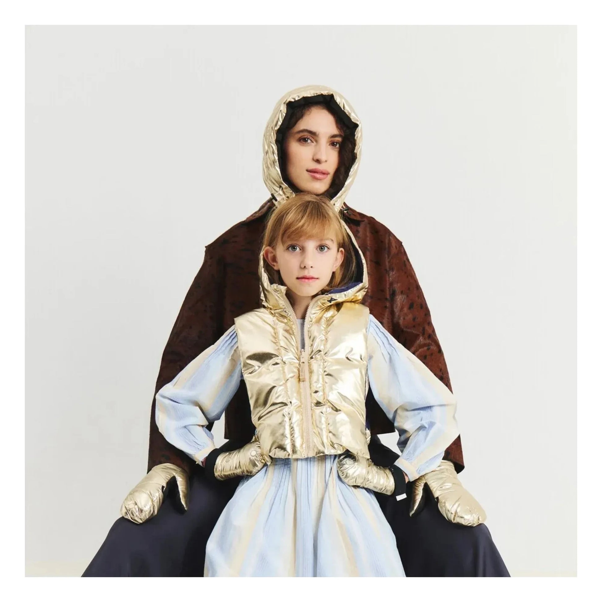 Fudoon - Exclusivité Fudoon X Smallable - Reversible hooded down jacket | Gold