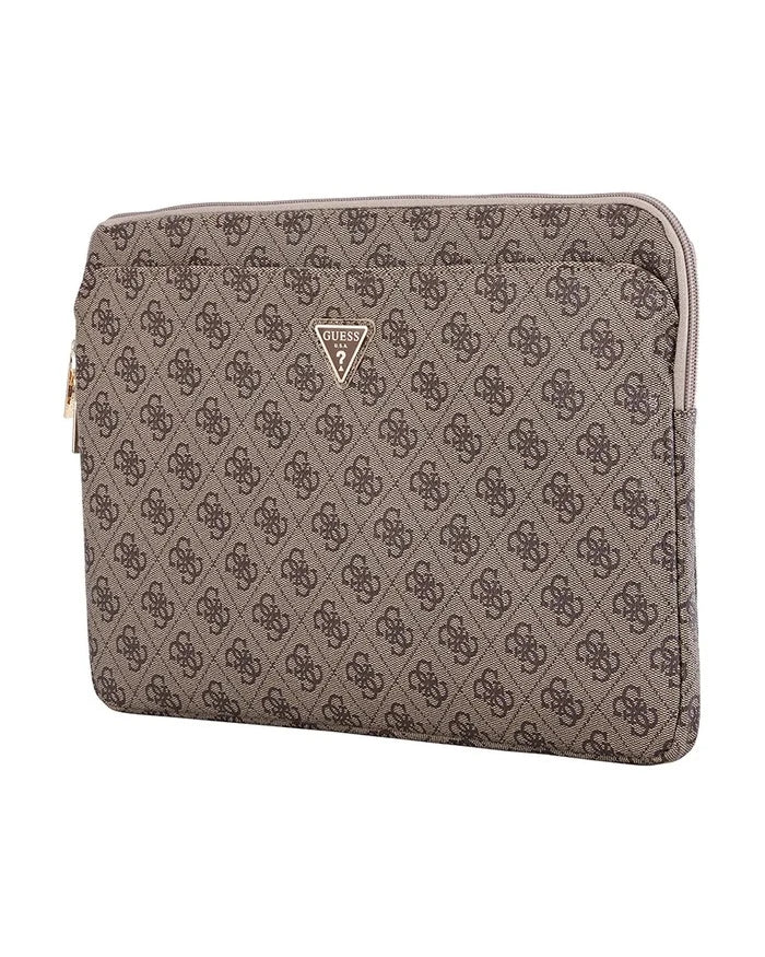 Guess Sleeve 14" 4G Fermuarlı Cep Triangle Logo Laptop Kılıfı