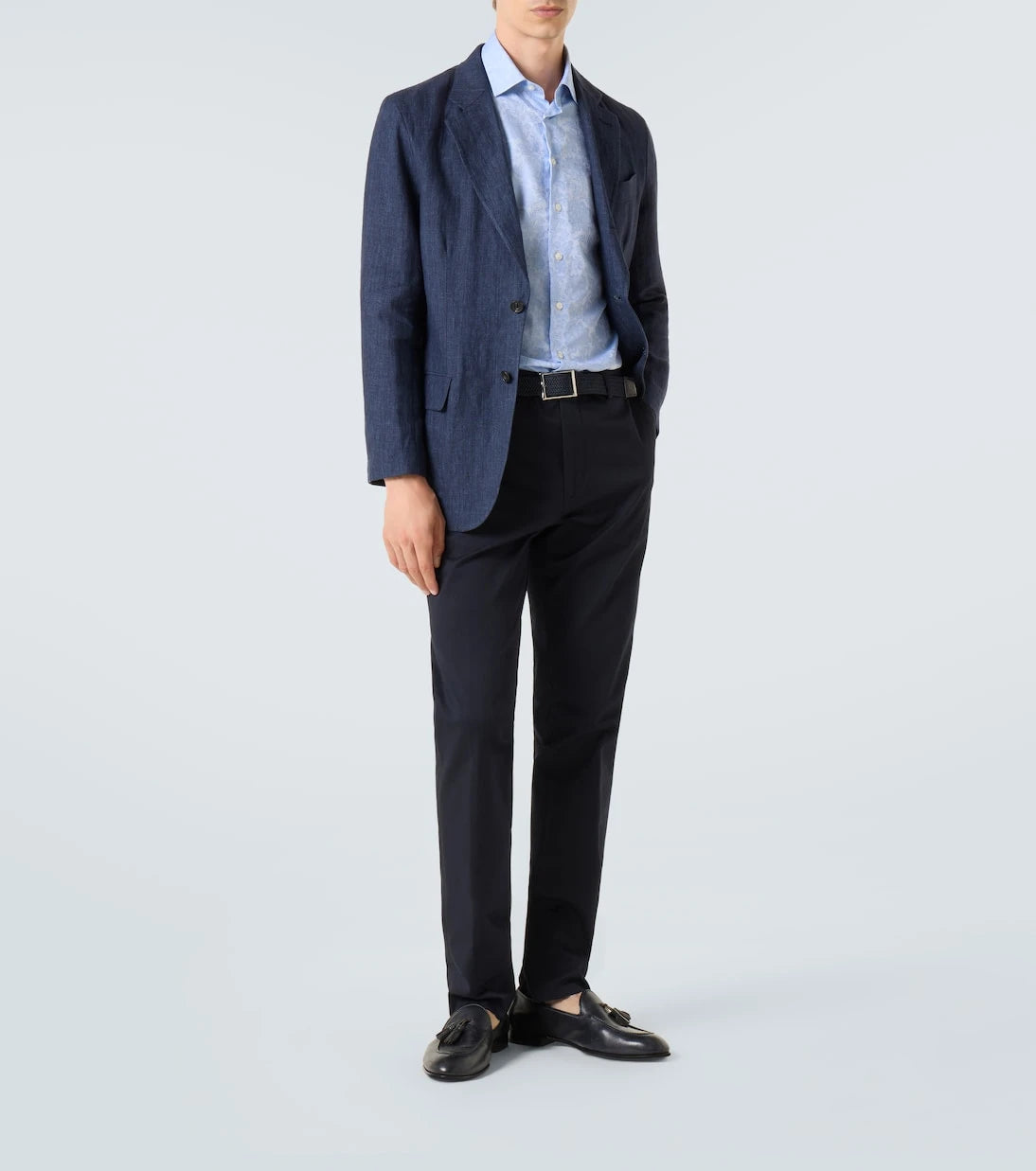 Etro - Floral cotton jacquard shirt