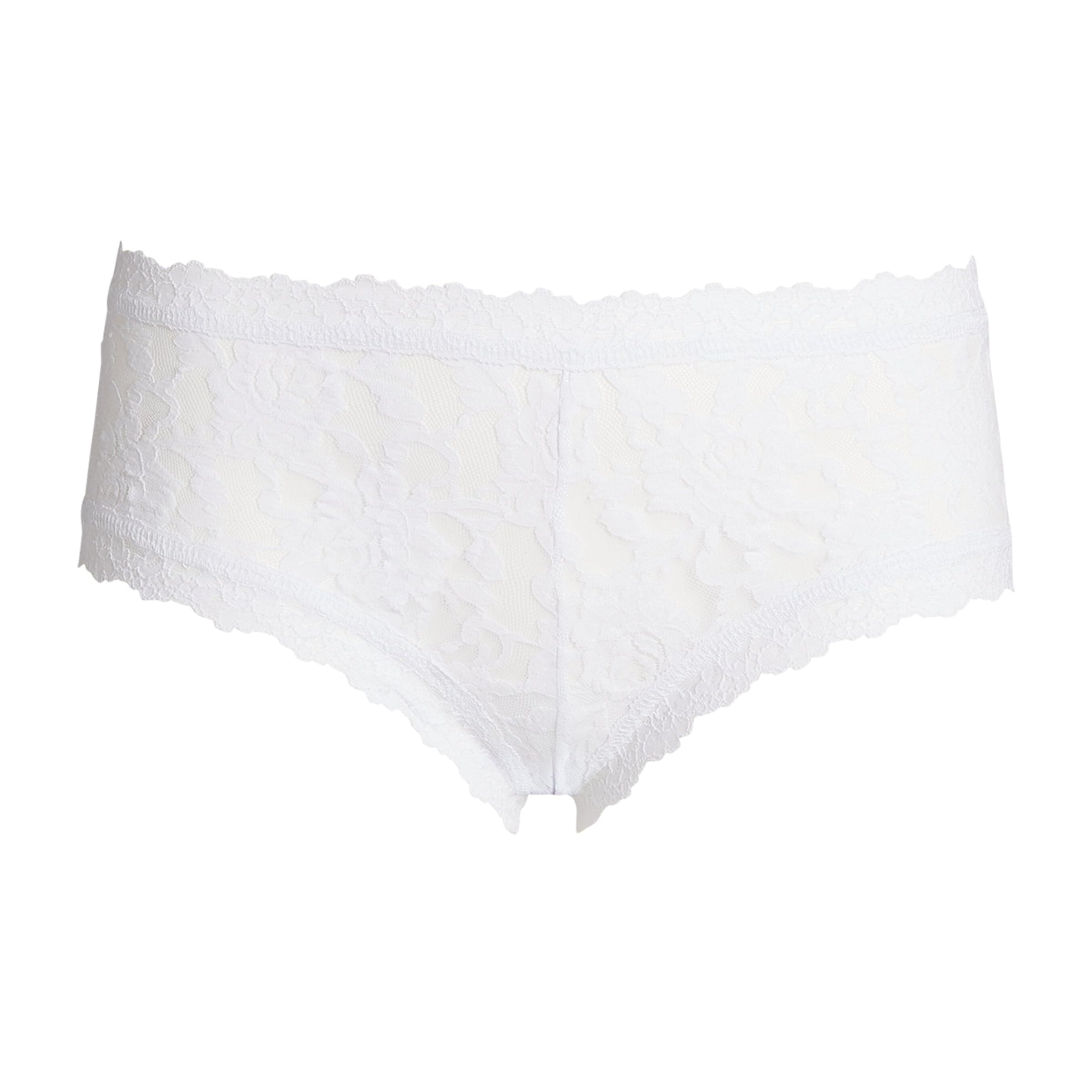Signature Lace Boyshorts WHITE