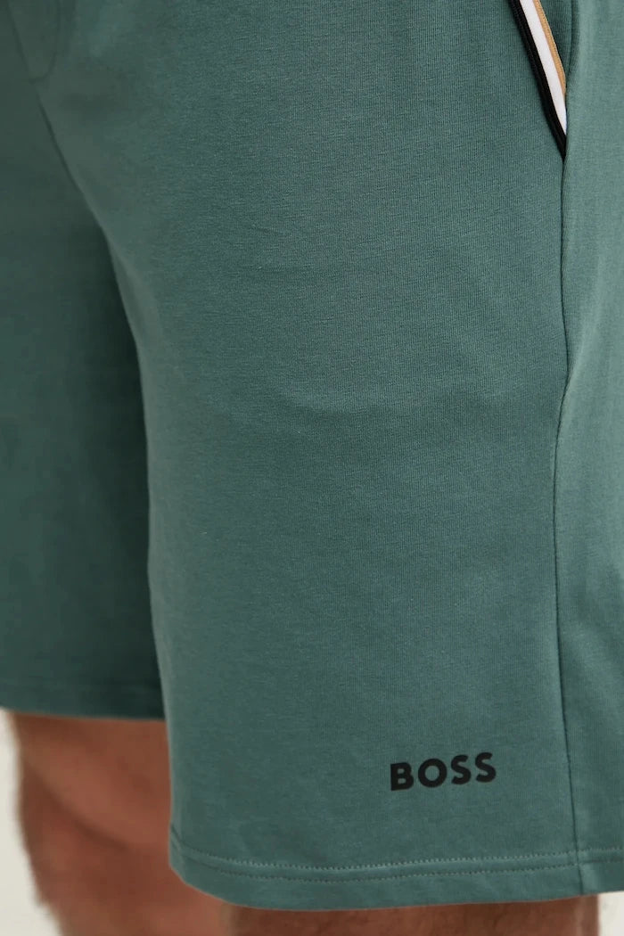BOSS Erkek Pamuk ve Elastan Ev Şortu Unique Shorts CW