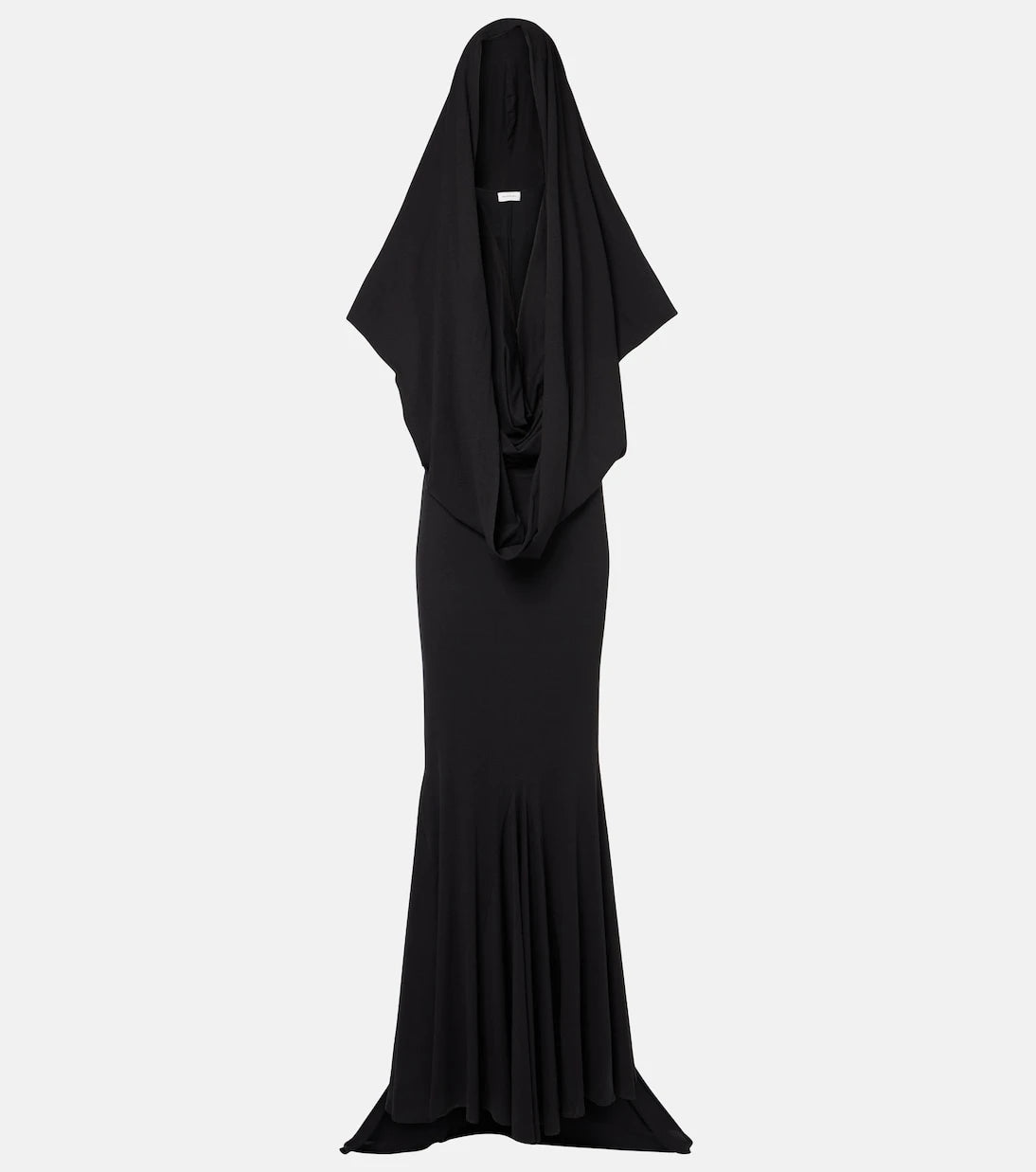 Magda Butrym - Hooded silk-blend jersey maxi dress