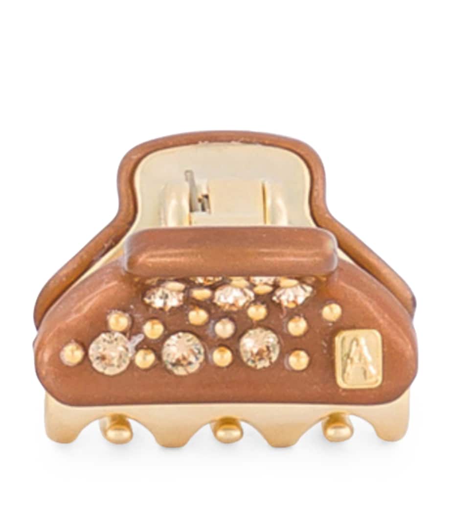 Gold-Plated Mini Claw Hair Clips (Set of 2)