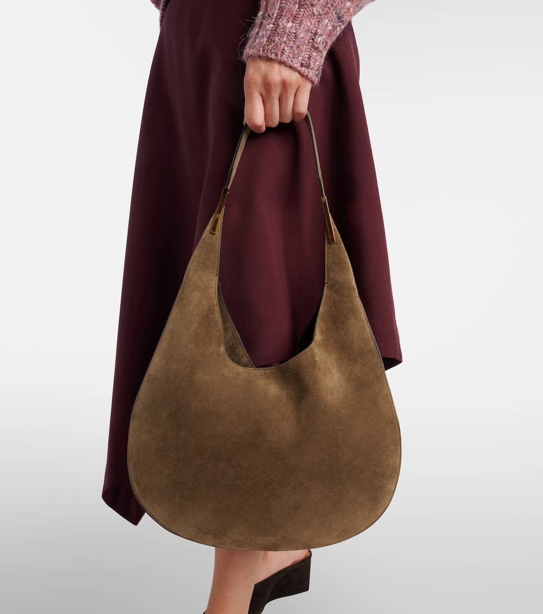 Savette - Florence Medium suede shoulder bag