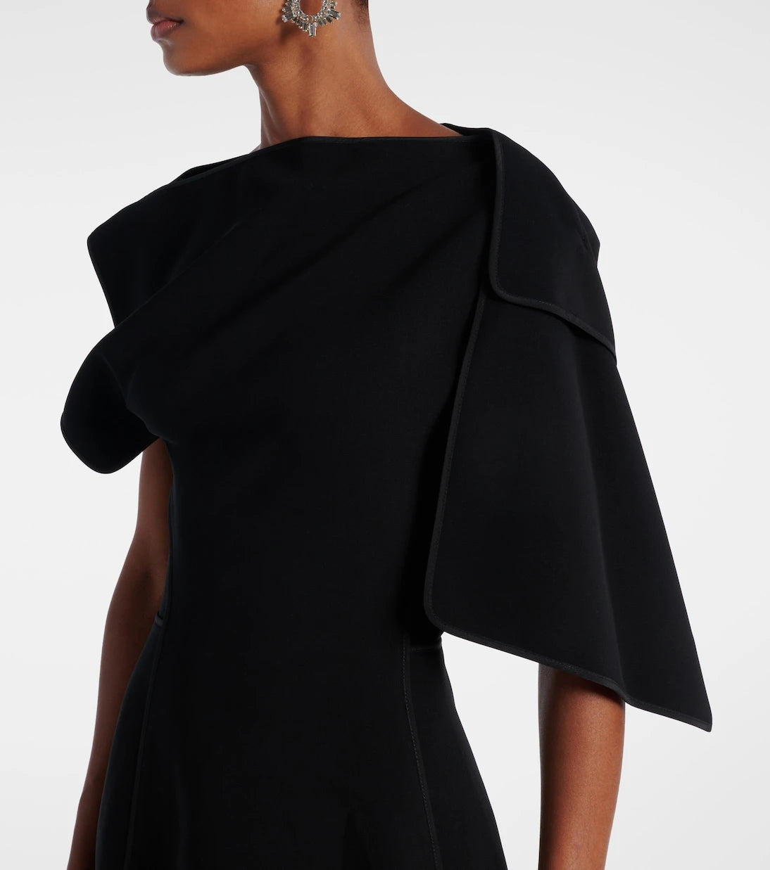 Maticevski - Diadem draped asymmetric midi dress