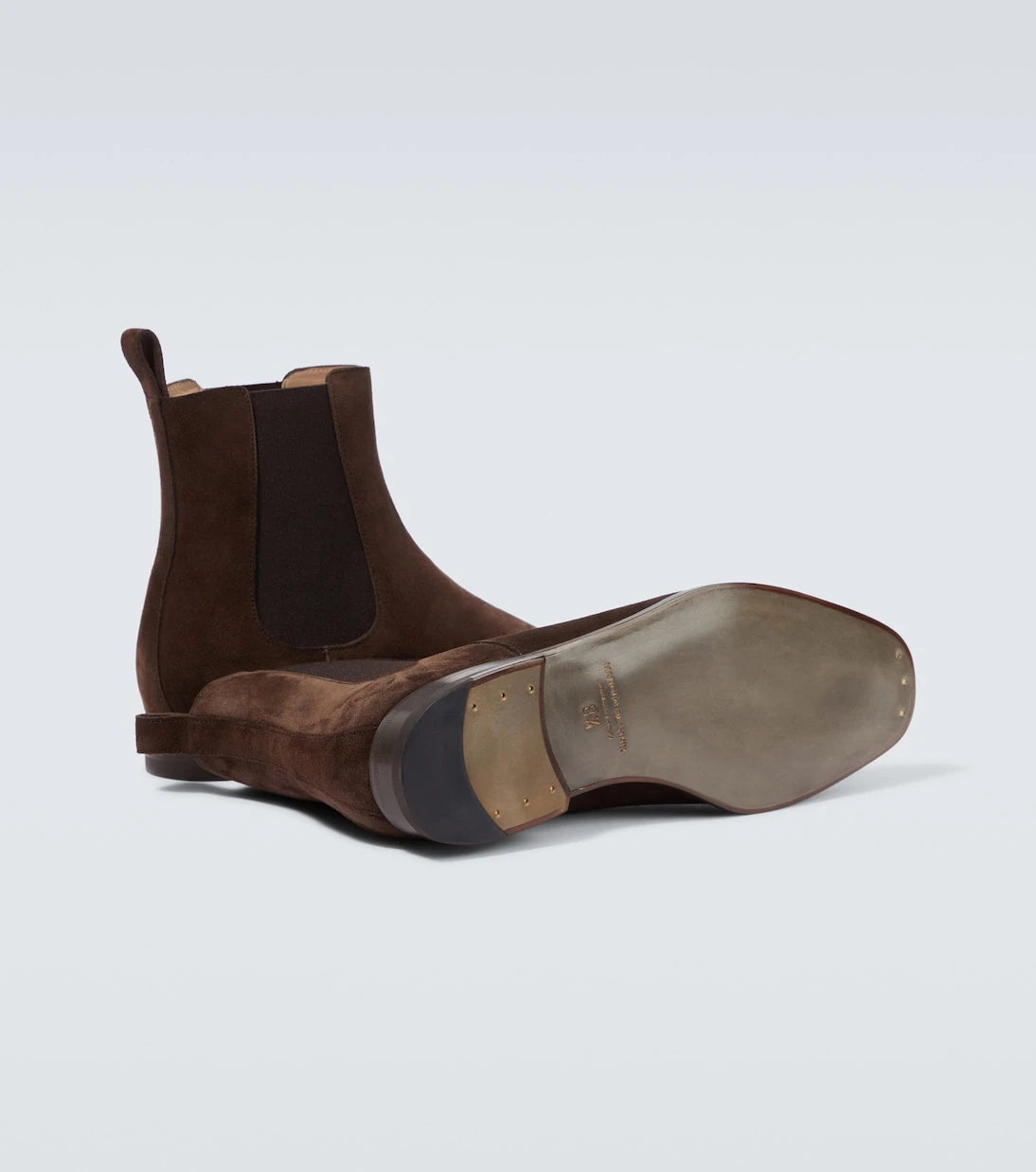 Manolo Blahnik - Delsa suede Chelsea boot