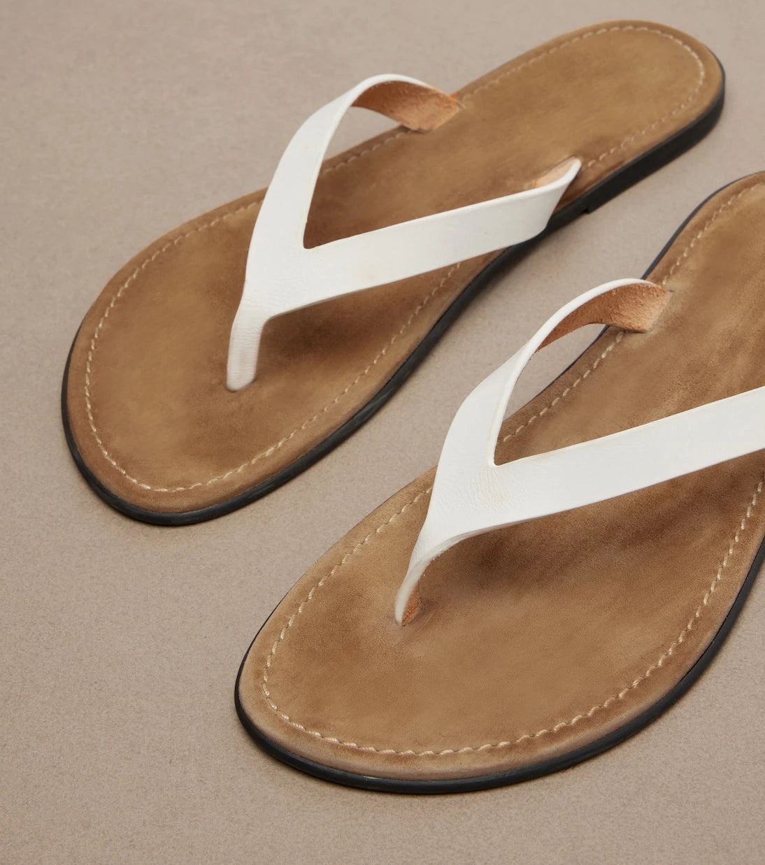 The Row - Beach leather thong sandals