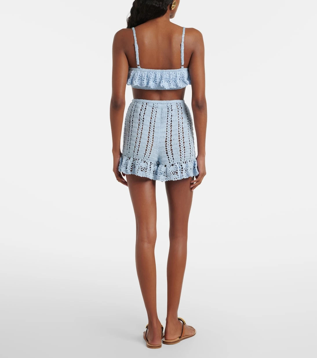 Anna Kosturova - Crochet cotton shorts