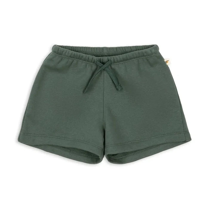 Konges Sløjd çocuklar için pamuklu eşofman tarzı kısa şort LOU SWEAT SHORTS OCS
