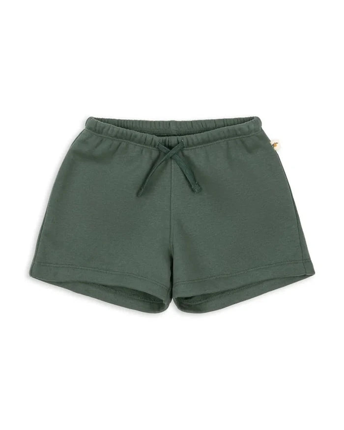 Konges Sløjd çocuklar için pamuklu eşofman tarzı kısa şort LOU SWEAT SHORTS OCS