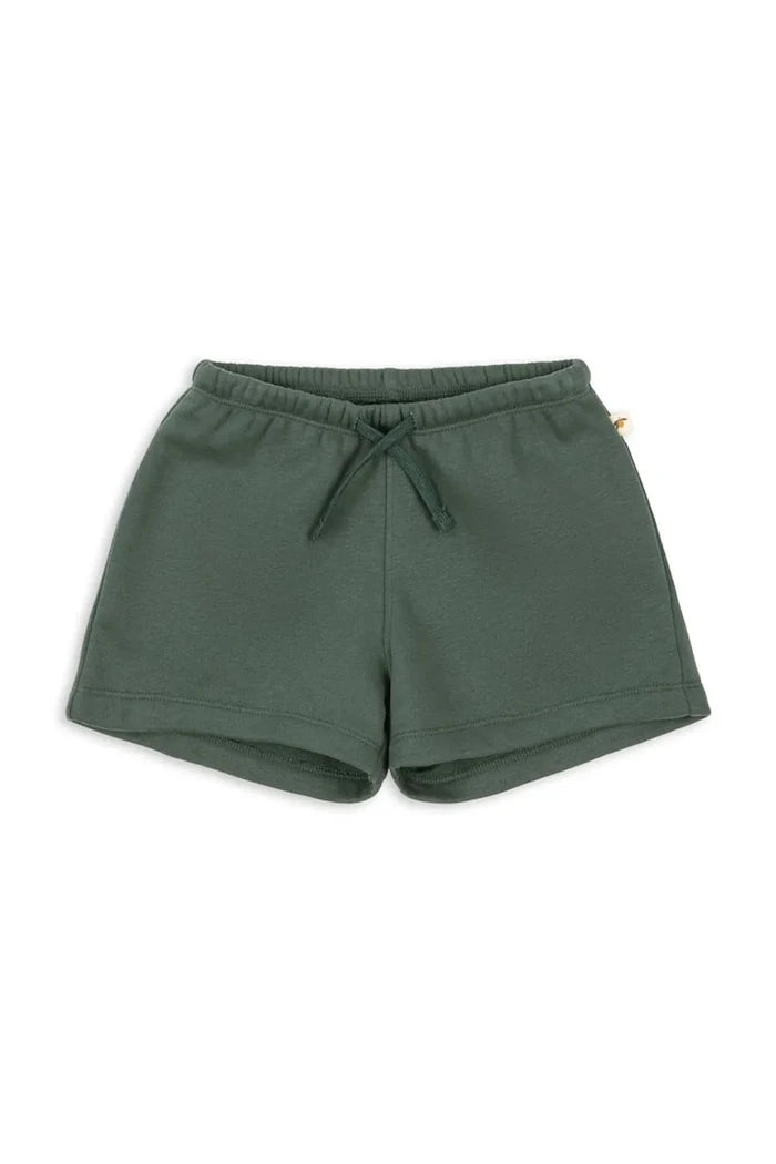 Konges Sløjd çocuklar için pamuklu eşofman tarzı kısa şort LOU SWEAT SHORTS OCS