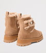 Jimmy Choo Beige Meena Suede Shearling Boots