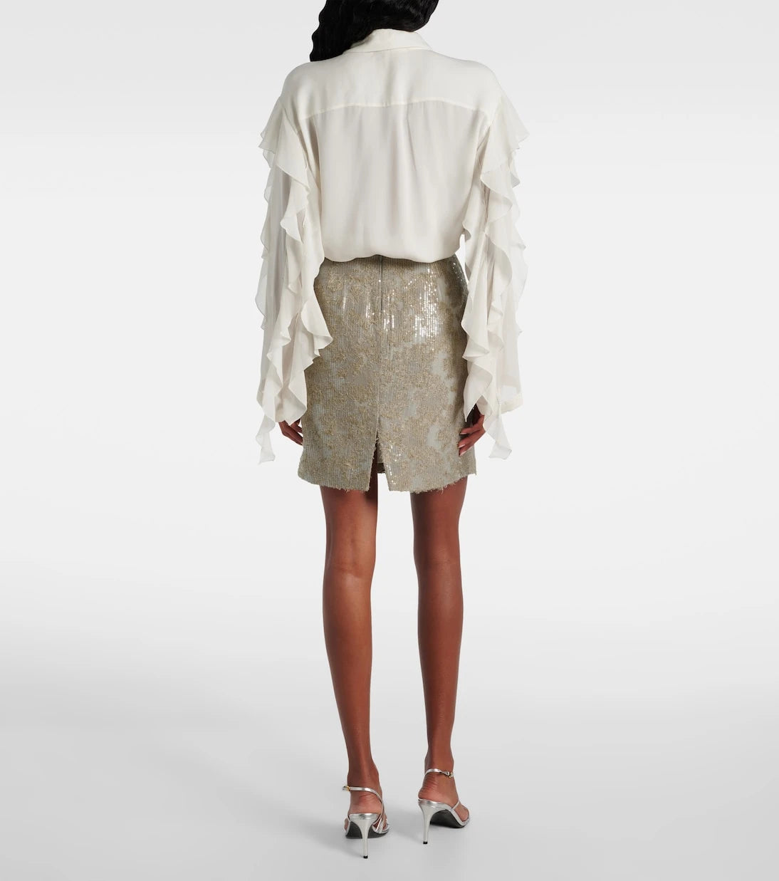 Dorothee Schumacher - Sequined pencil midi skirt