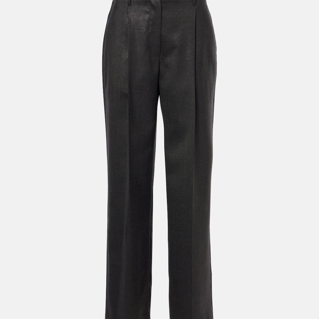 Brunello Cucinelli - Wool-blend wide-leg pants