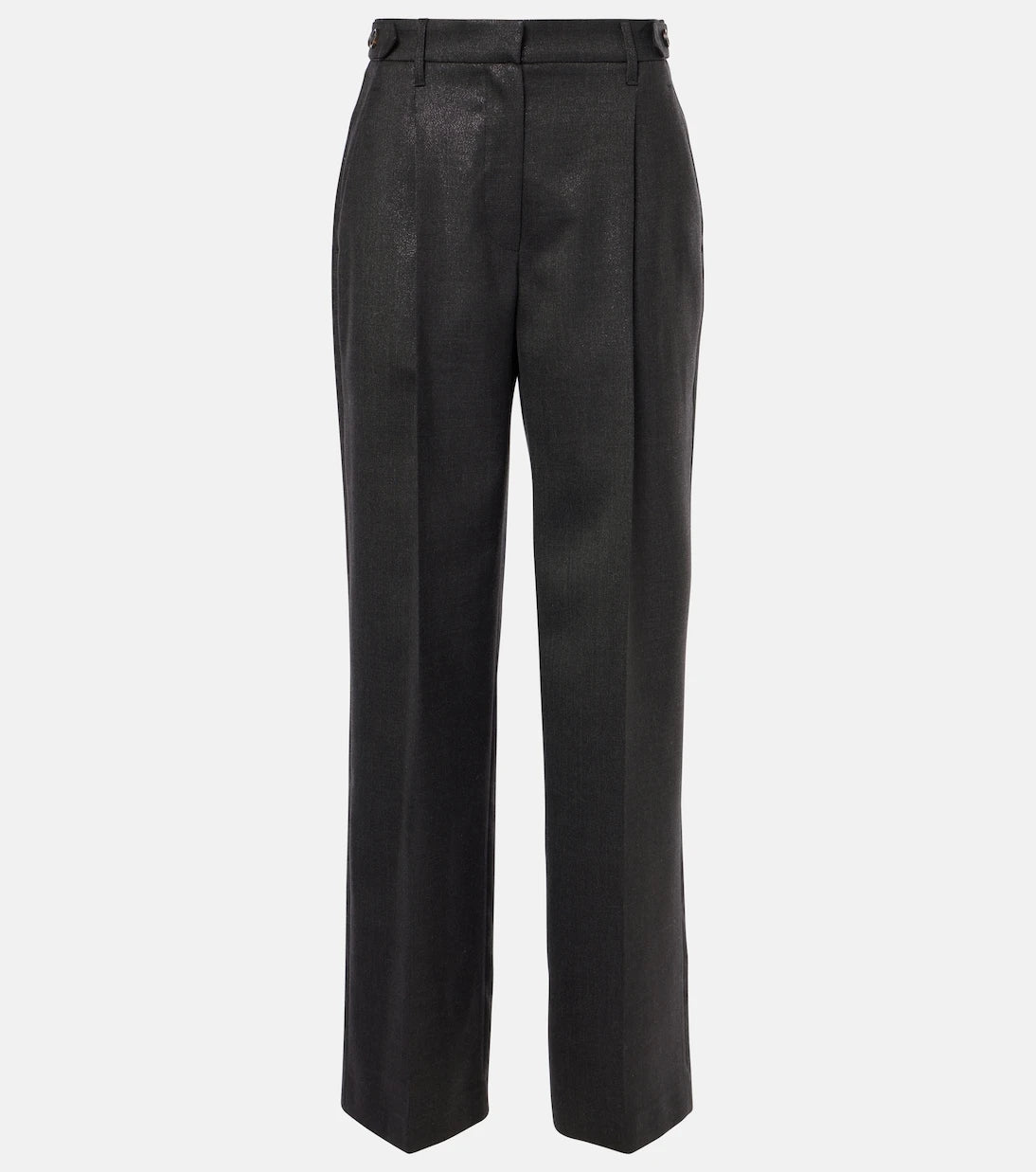 Brunello Cucinelli - Wool-blend wide-leg pants