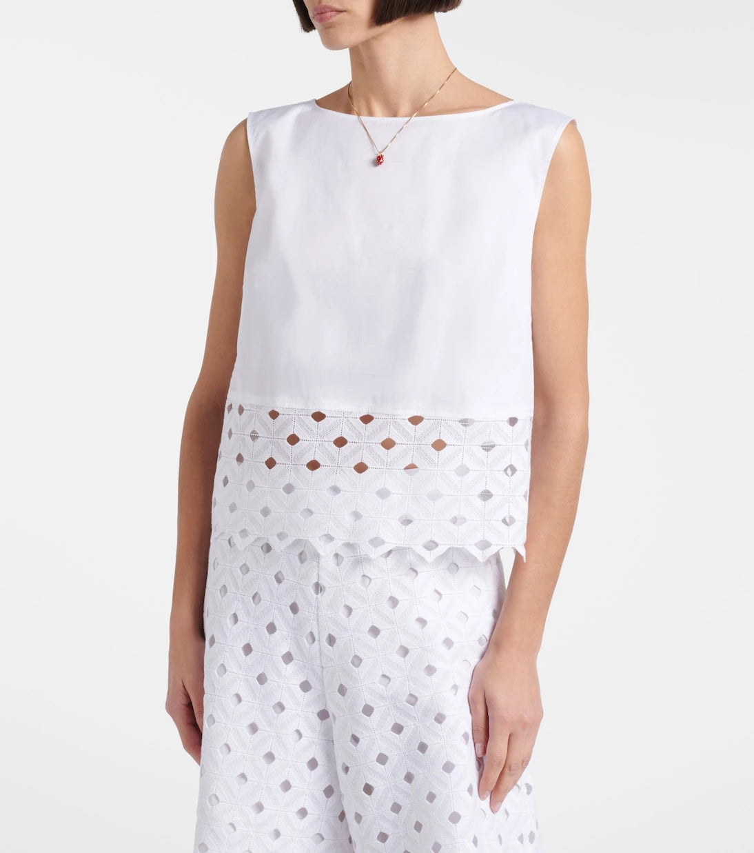 Max Mara - Maggio cotton-blend top