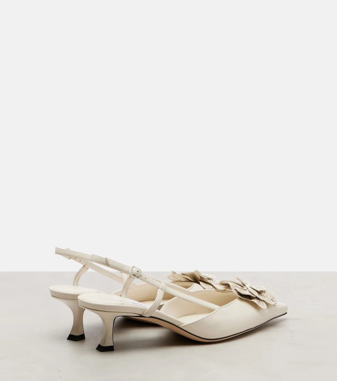 Jimmy Choo - Mimmi 50 leather slingback pumps