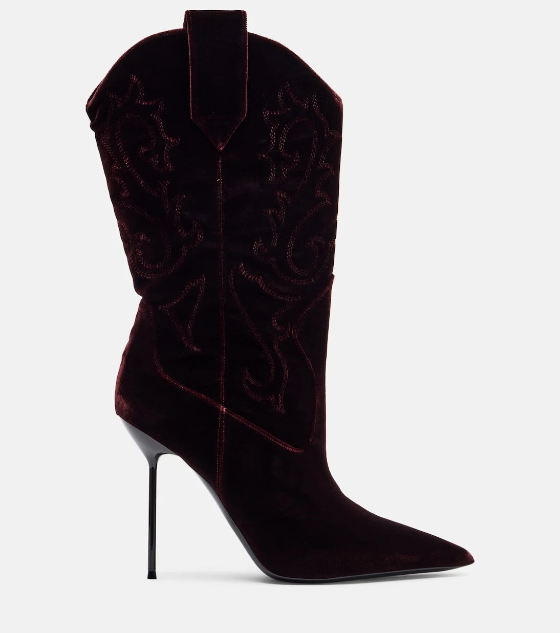 Paris Texas - Lidia 105 velvet mid-calf boots