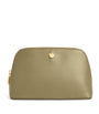 Small Leather Cosmetic Bag OLIVE