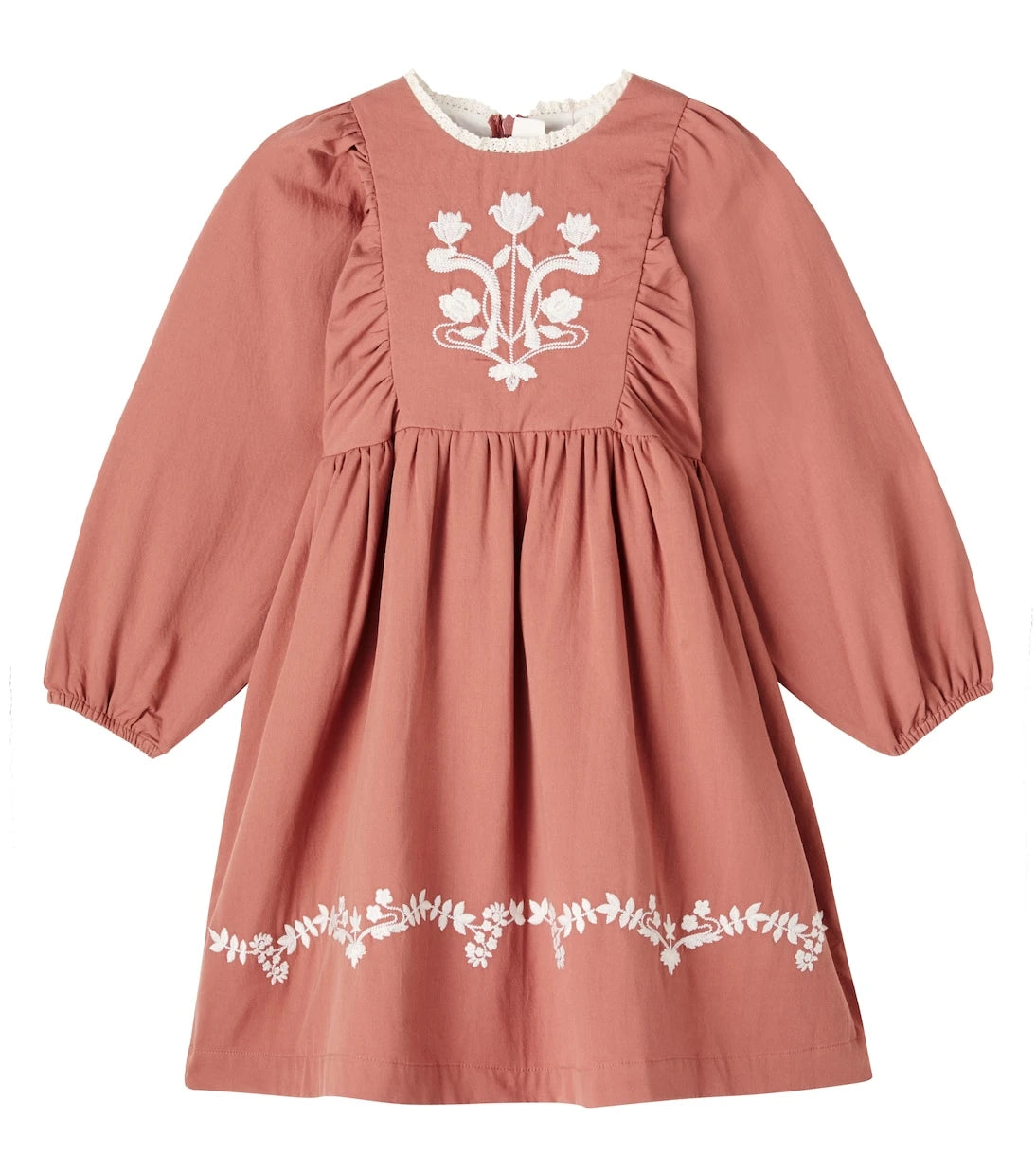 C'era Una Volta - Kana embroidered cotton dress