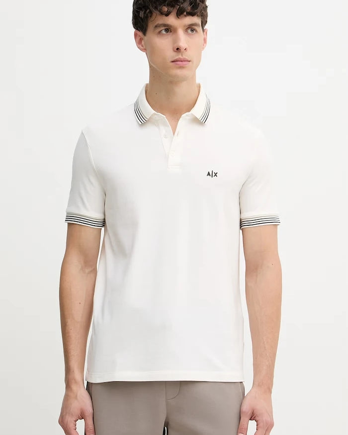 Armani Exchange yakalı erkek pamuklu