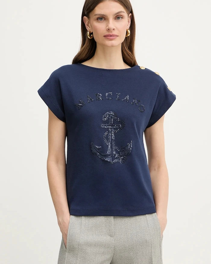 Marciano by Guess LYRIS Pamuklu Tişört