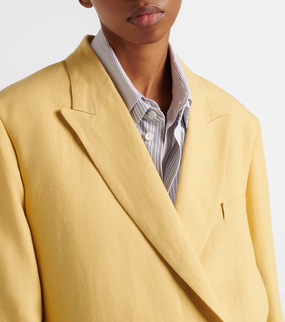 Blazé Milano - Nightbreak double-breasted linen blazer
