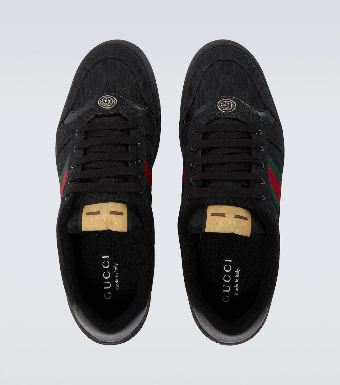 Gucci - حذاء سنيكرز سكرينر GG كانفاس