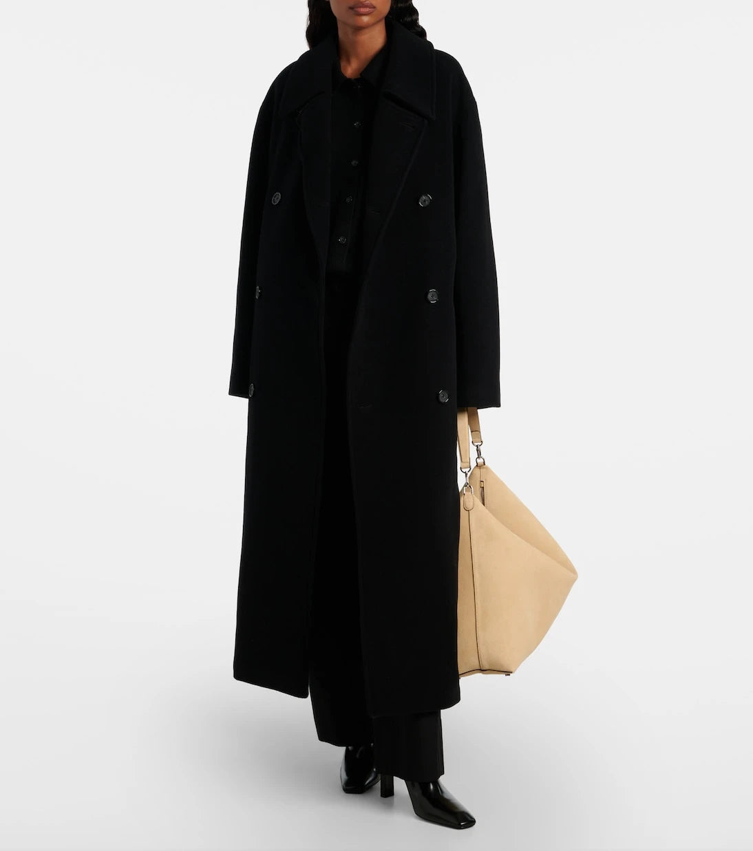 Toteme - Double-breasted wool-blend coat