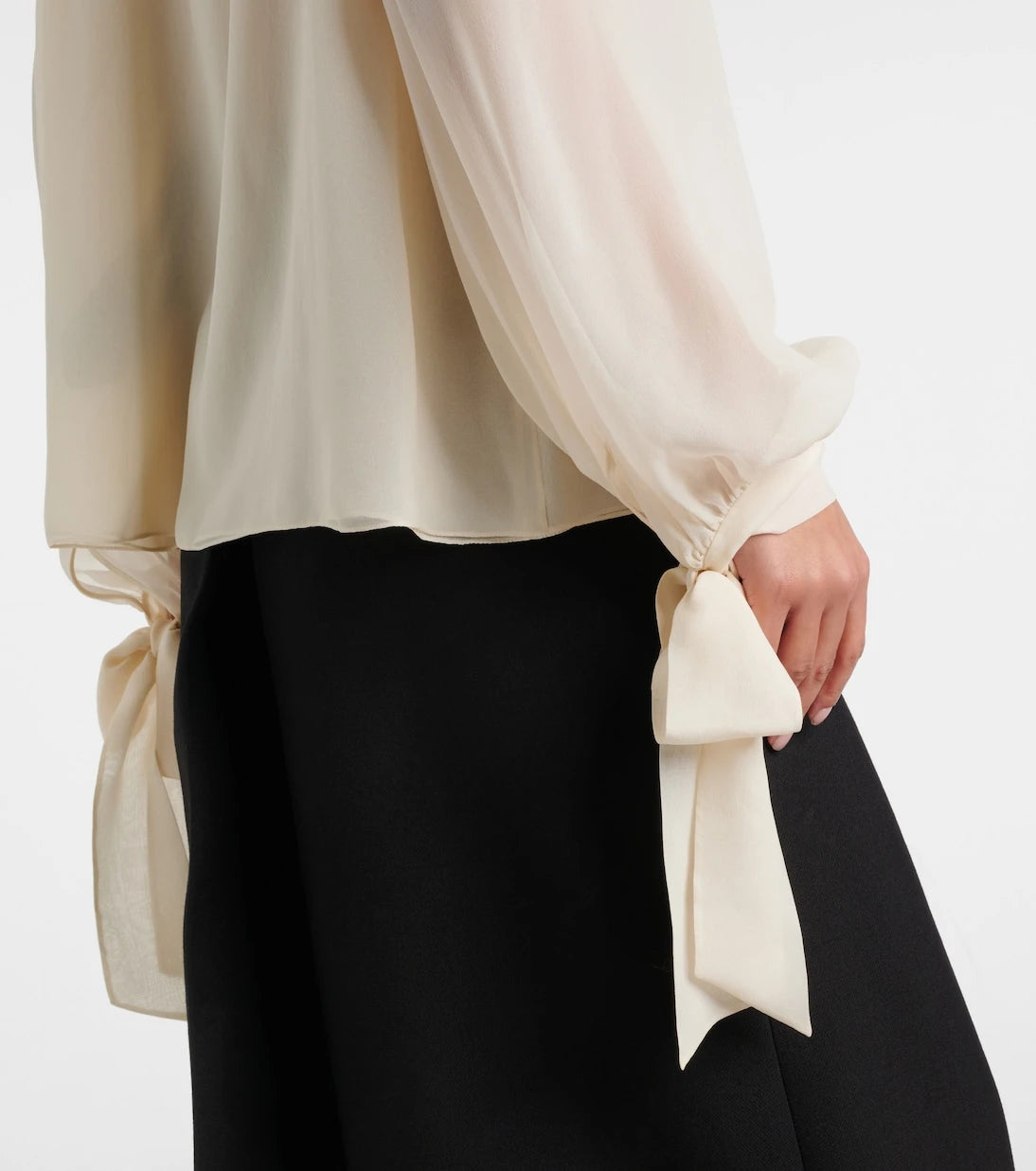 Chloé - Ruffled silk blouse