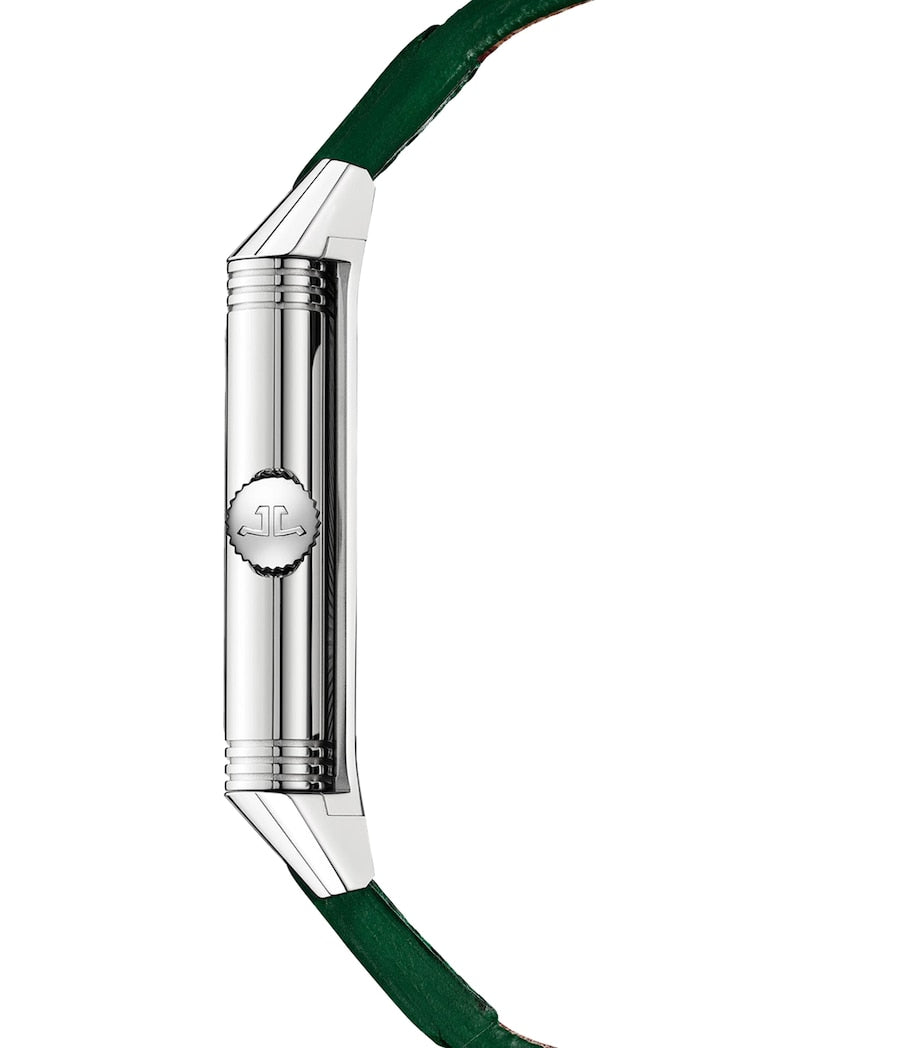 Stainless Steel Reverso Tribute Small Seconds Watch 27.4mm