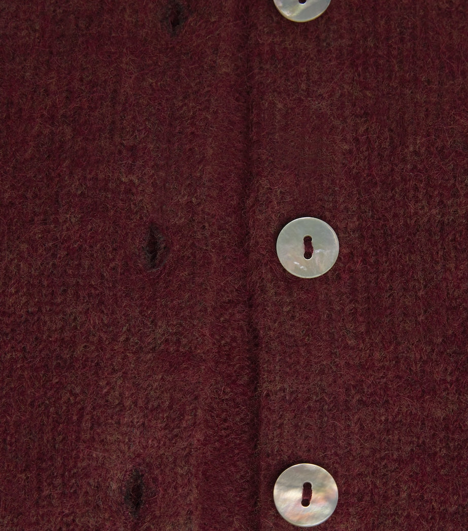 Dôen Burgundy Anisa Cardigan