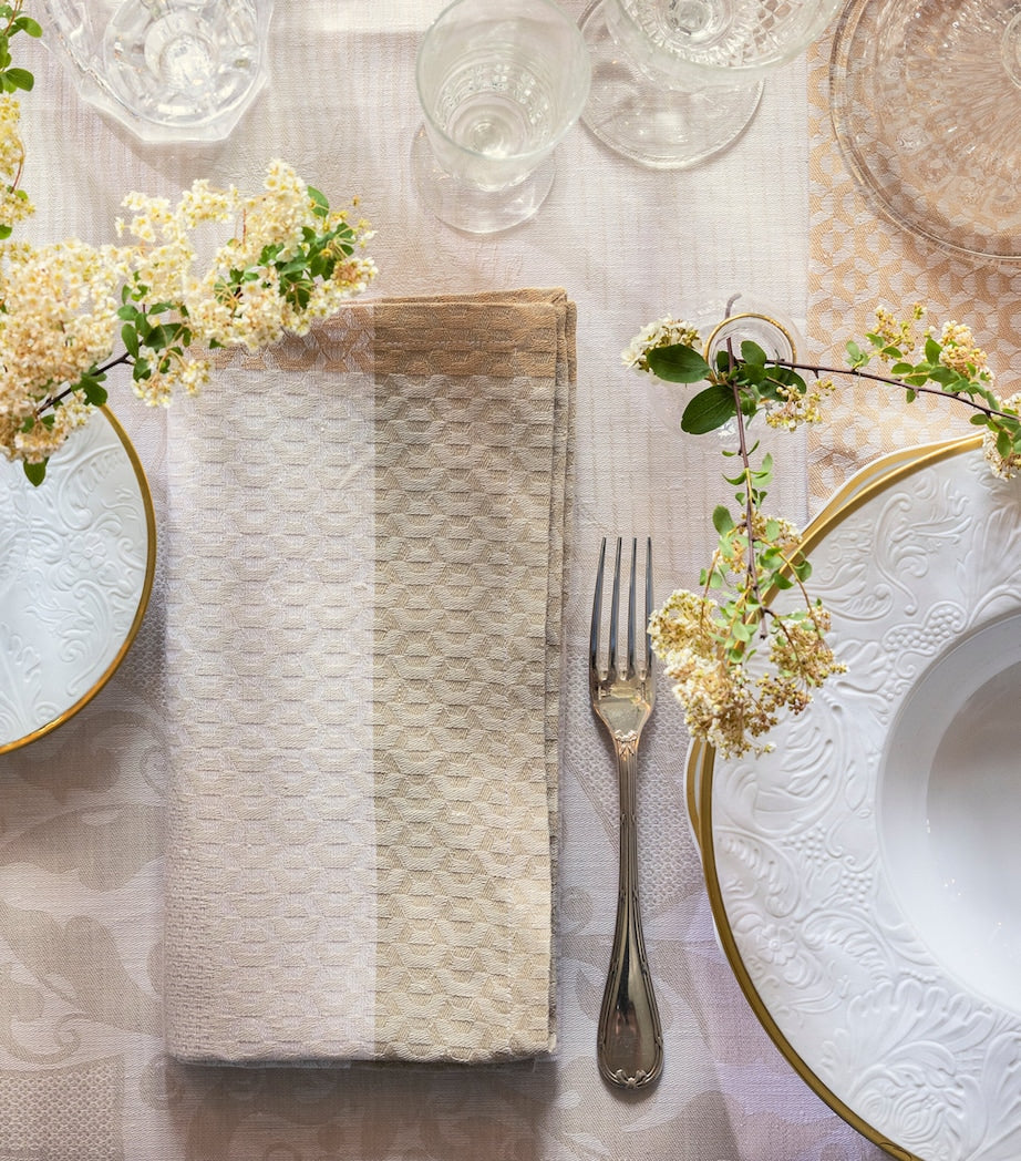 Linen Évasion Céleste Napkin (58cm x 58cm)