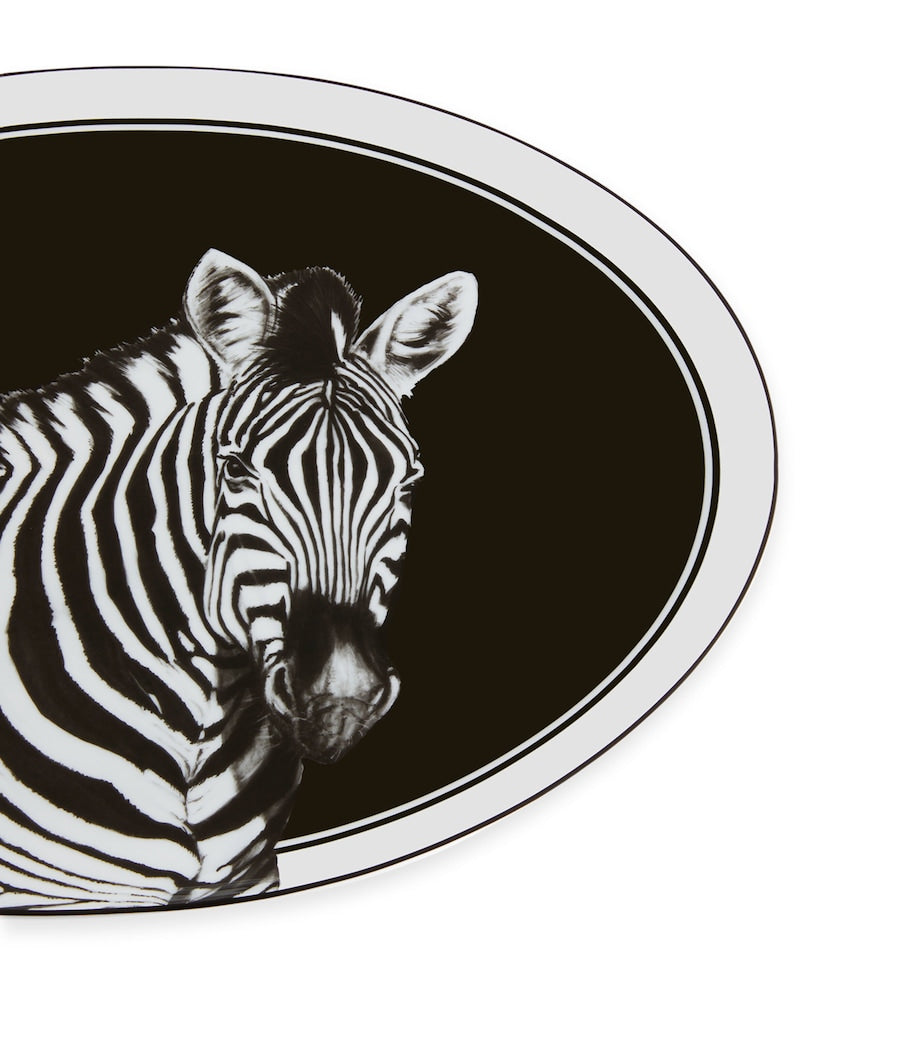 Dolce & Gabbana Casa Porcelain Zebra Serving Plate (45.5cm)